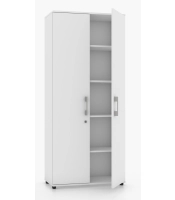 Szafa biurowa G 80 2d biała / szara zamykana na klucz rodo